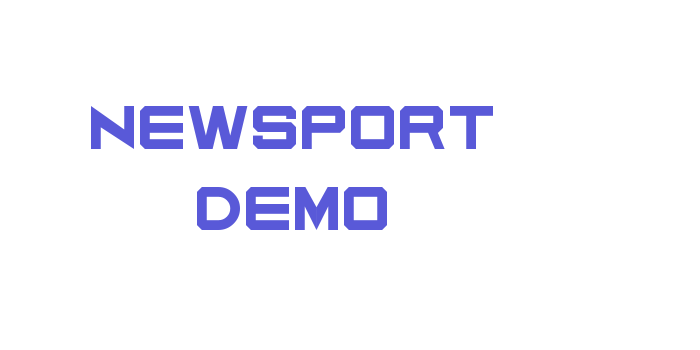 Newsport Demo Font Download