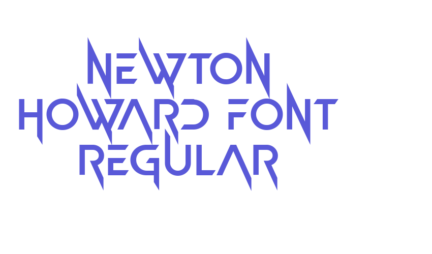 Newton Howard Font Regular Font