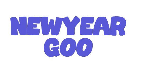 Newyear Goo Font