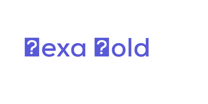 Nexa Bold Font Download