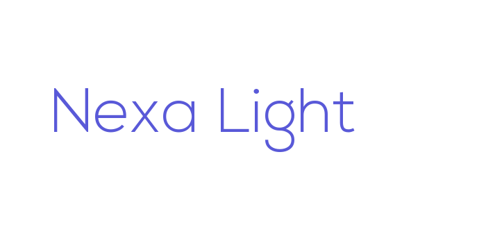 Nexa Light Font Download