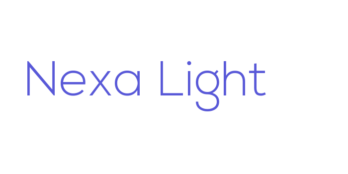 Nexa Light Font