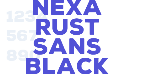 Nexa Rust Sans Black