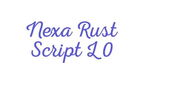 Nexa Rust Script L 0 Font Download