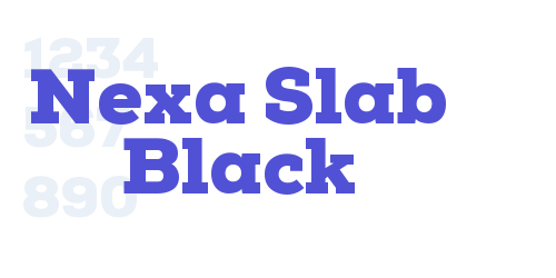Nexa Slab Black-font-download