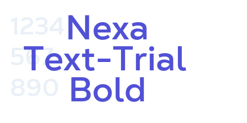 Nexa Text-Trial Bold