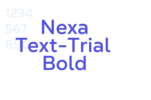 Nexa Text-Trial Bold