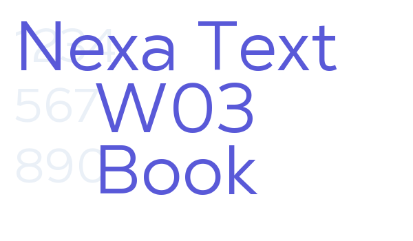 Nexa Text W03 Book Font