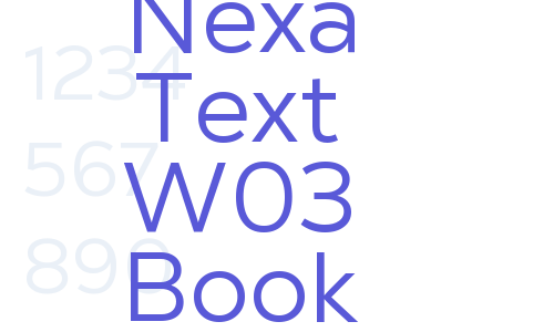 Nexa Text W03 Book Font Download