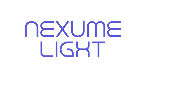 Nexume Light Font Download