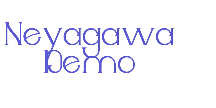 Neyagawa Demo Font