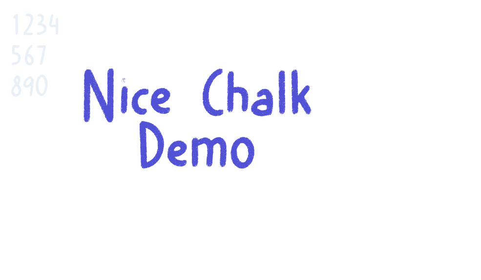 Nice Chalk Demo-font-download