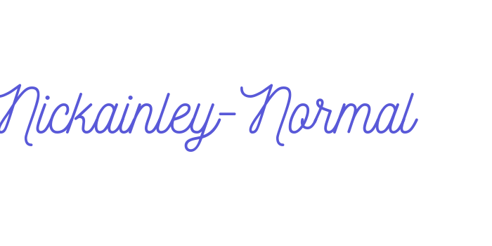 Nickainley-Normal Font Download