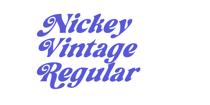 Nickey Vintage Regular Font Download