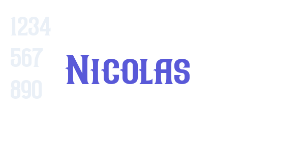 Nicolas font free