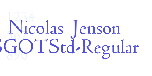 Nicolas Jenson SGOTStd-Regular-font-download