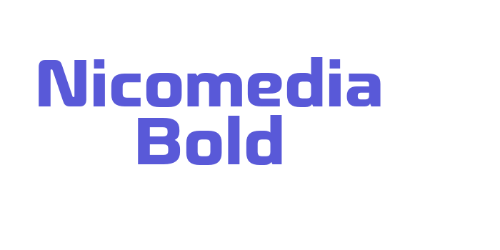 Nicomedia Bold Font Download