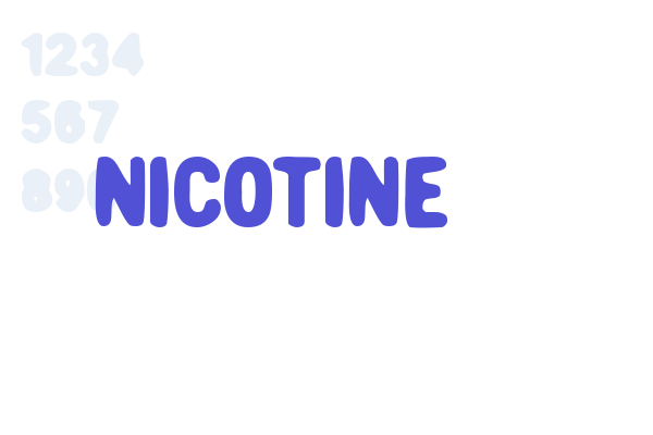 Nicotine Font Download