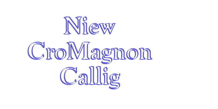 Niew CroMagnon Callig Font Download