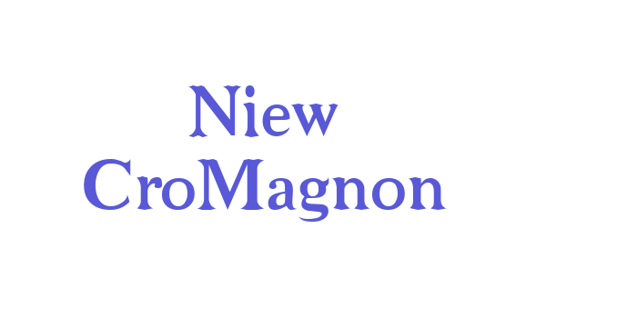 Niew CroMagnon Font Download