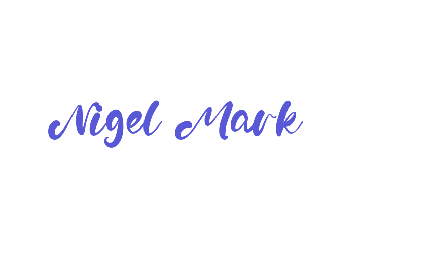 Nigel Mark Font Download