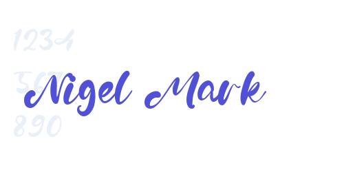 Nigel Mark-font-download