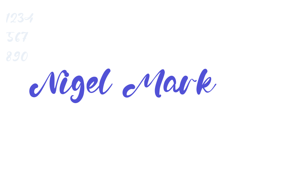 Nigel Mark-font-download