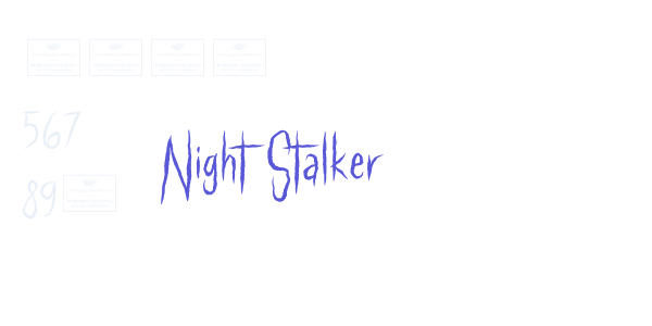 Night Stalker font