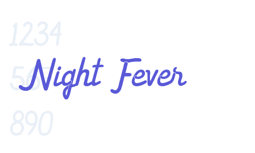 Night Fever Font Download