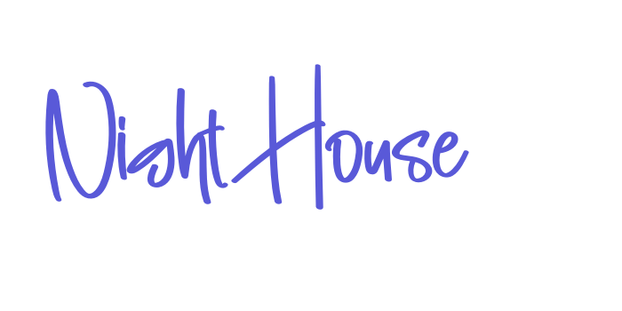 Night House Font