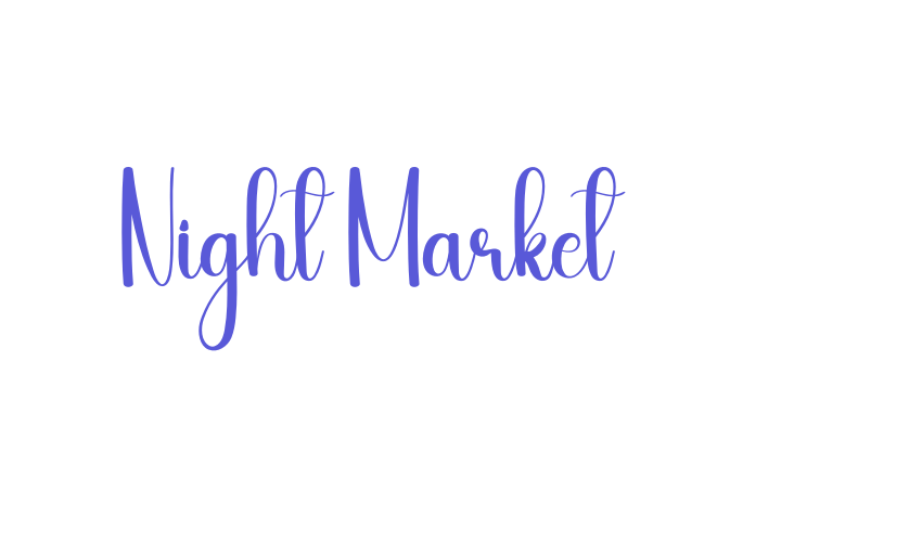 Night Market Font