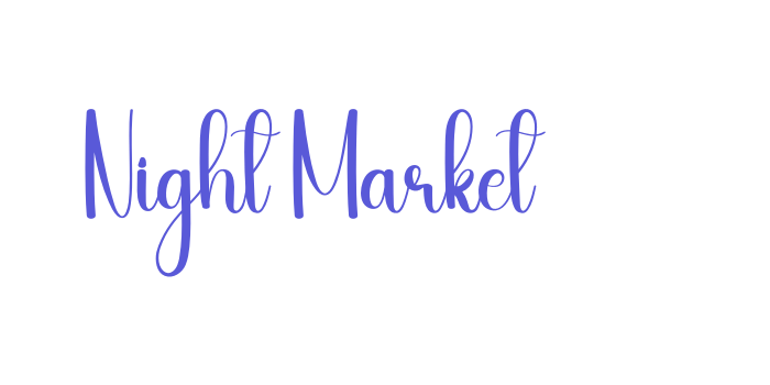 Night Market Font Download