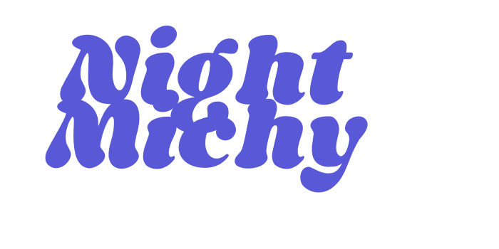 Night Michy Font