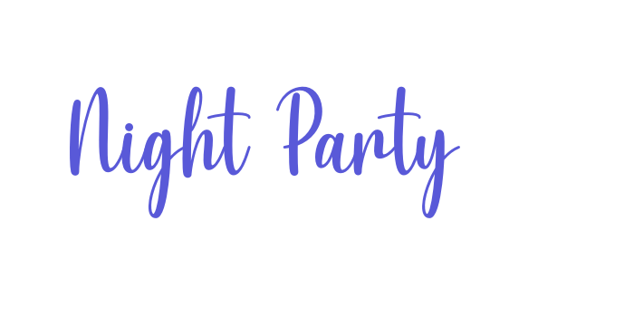 Night Party Font