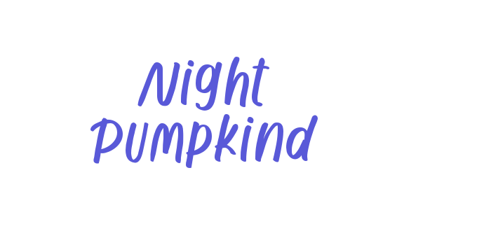 Night Pumpkind Font Download