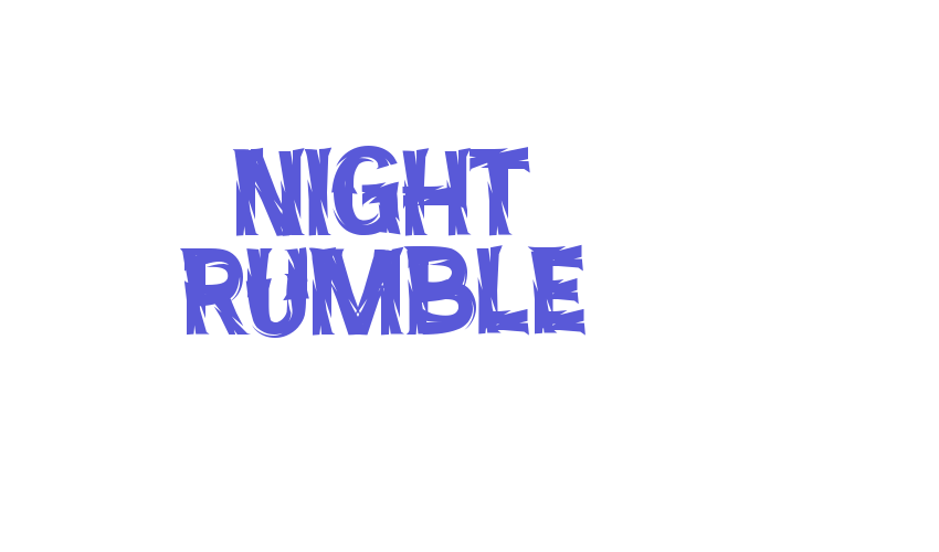 Night Rumble Font Download