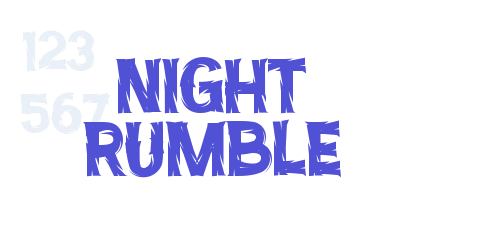 Night Rumble-font-download