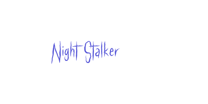 Night Stalker Font Download