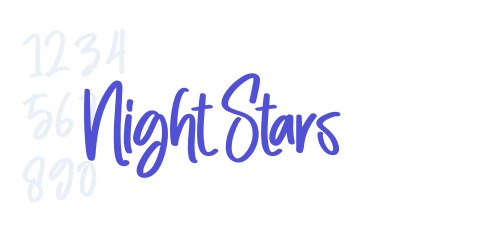 Night Stars-font-download