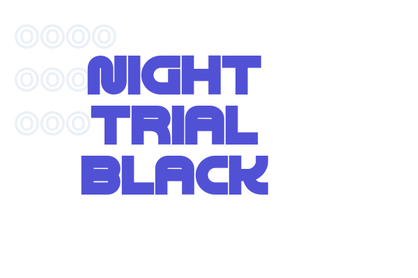 Night Trial Black