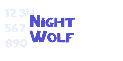 Night Wolf-font-download