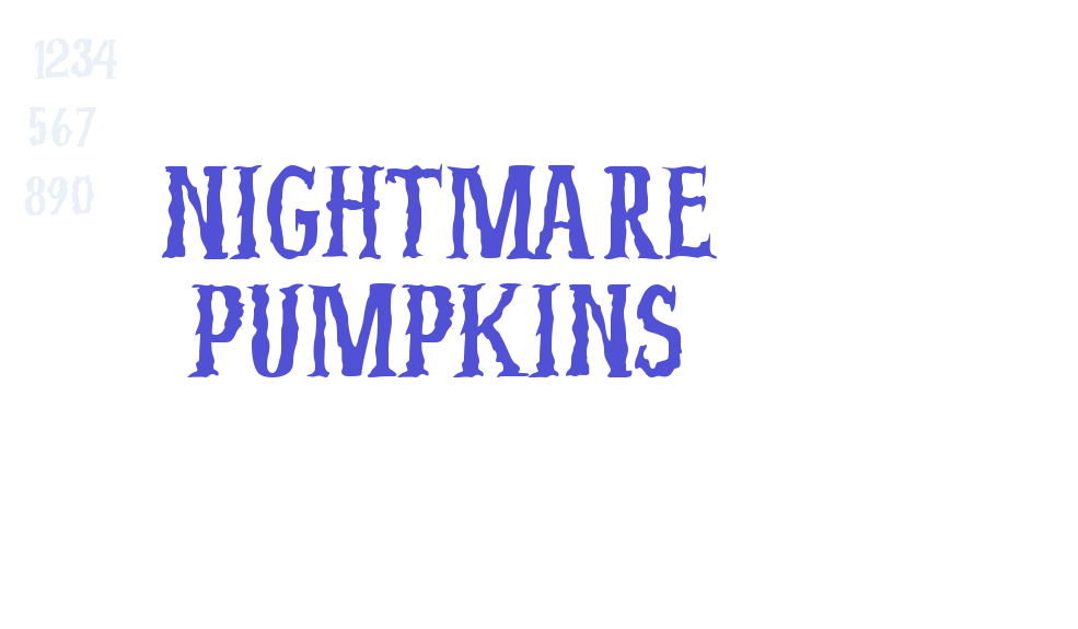 Nightmare Pumpkins-font-download