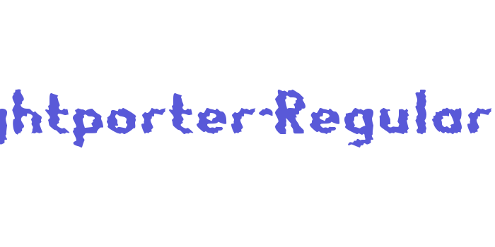 Nightporter-Regular Font Download