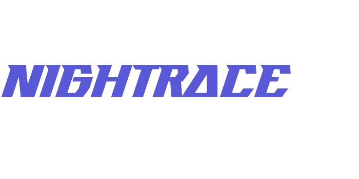 Nightrace Font Download