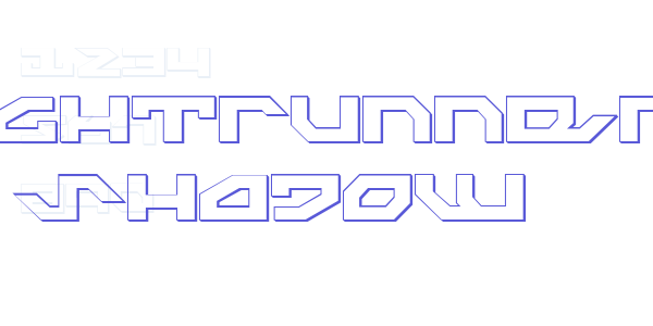 Nightrunner Shadow font free