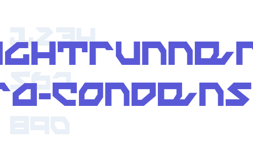 Nightrunner Extra-Condensed Font