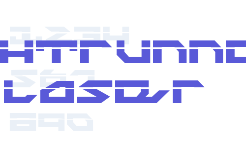 Nightrunner Laser Font