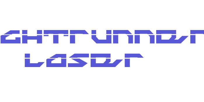 Nightrunner Laser Font Download