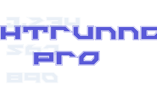 Nightrunner Pro Font