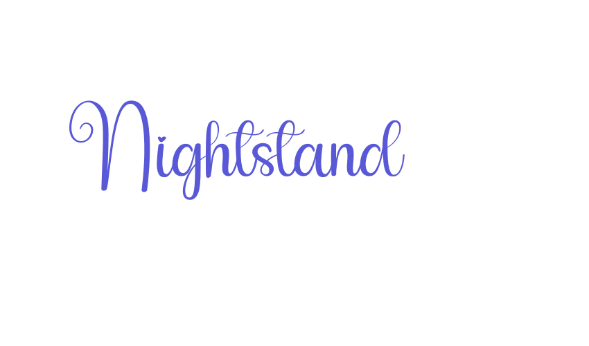 Nightstand Font